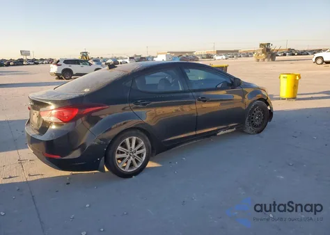 2016 Hyundai Elantra Se from USA, damaged, VIN 5NPDH4AE8GH662546